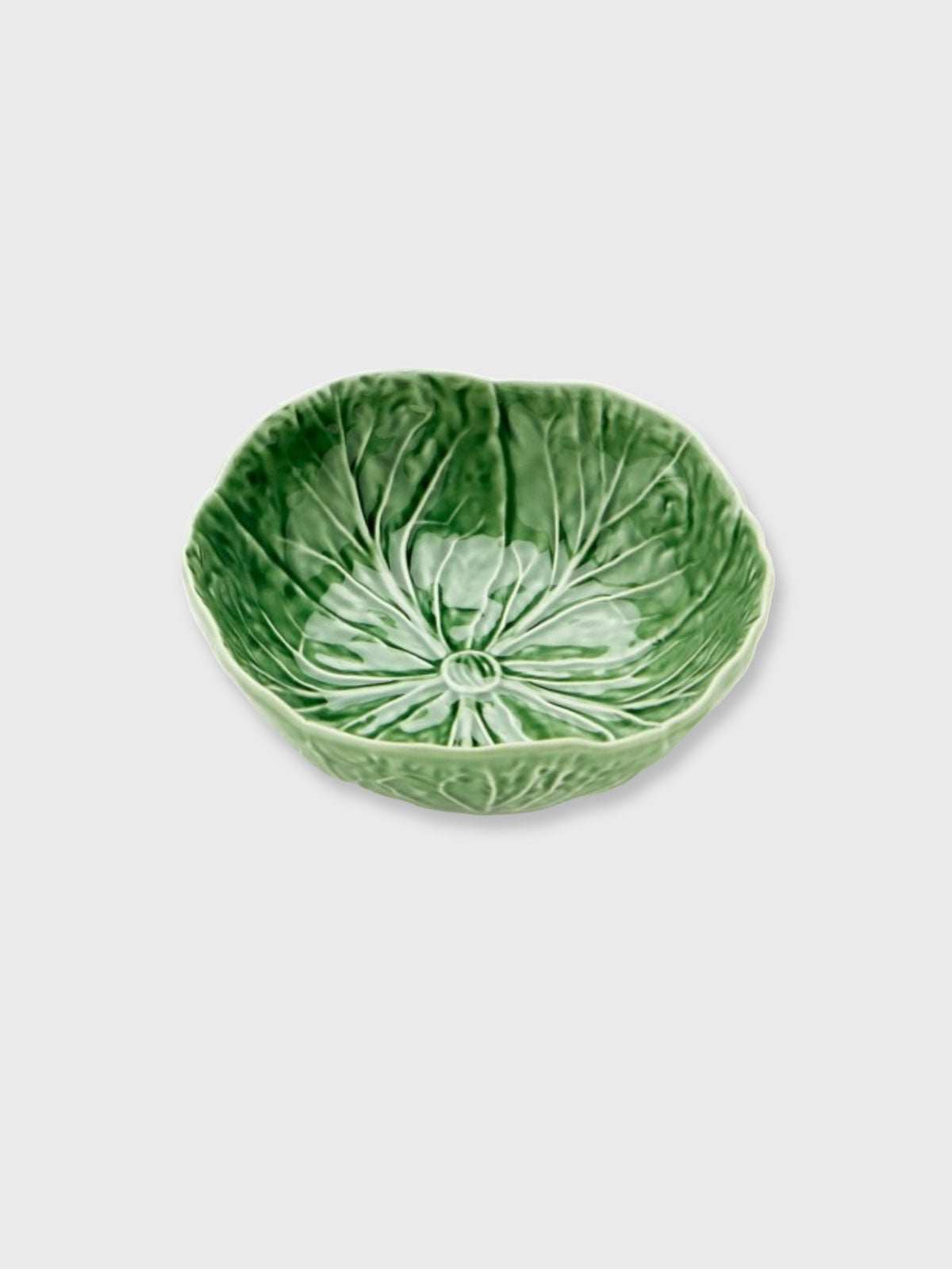 Cabbage Shaped Medium Bowl - Green