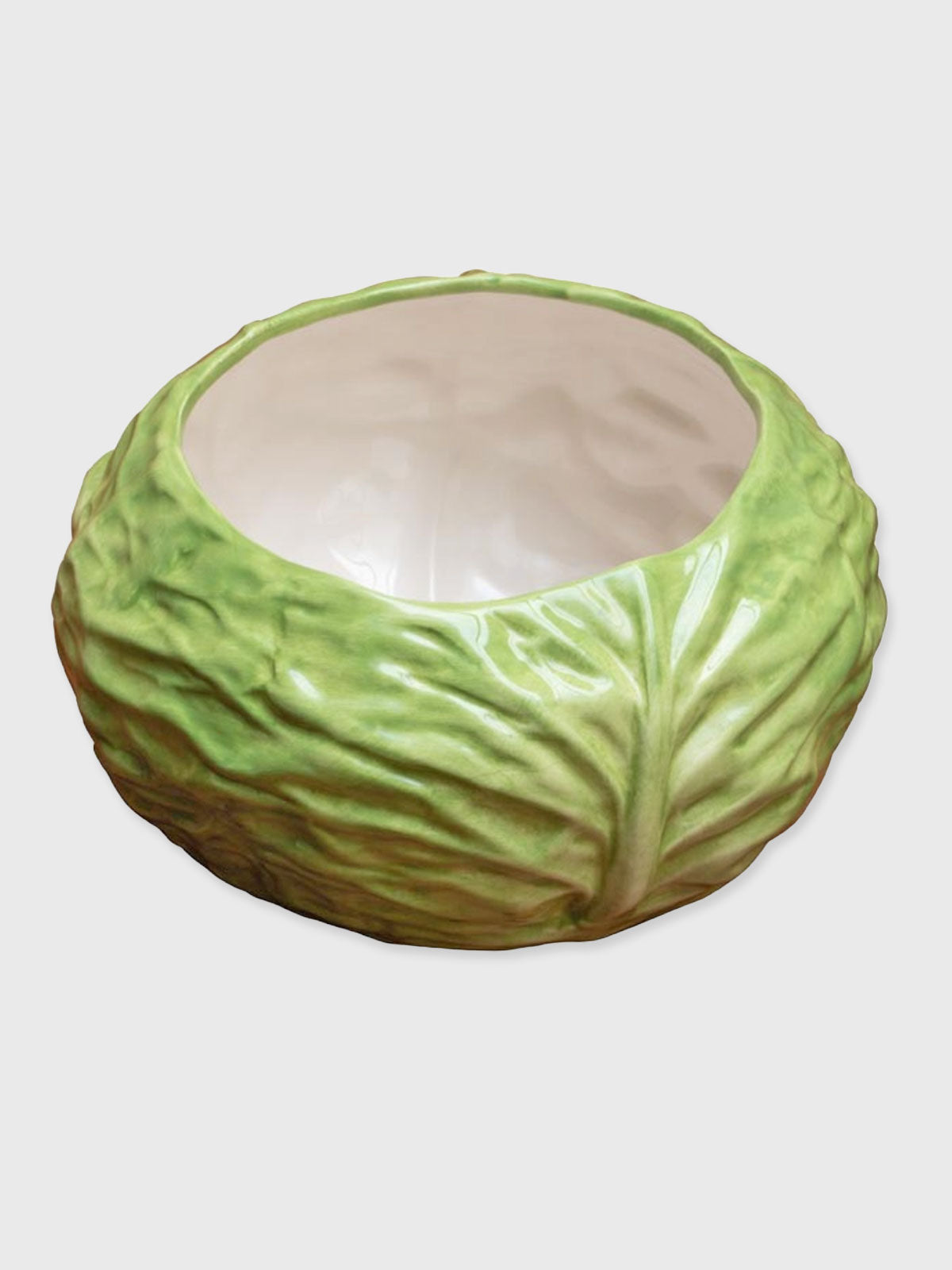 Green Lettuce Leaf Bowl - 23 cm