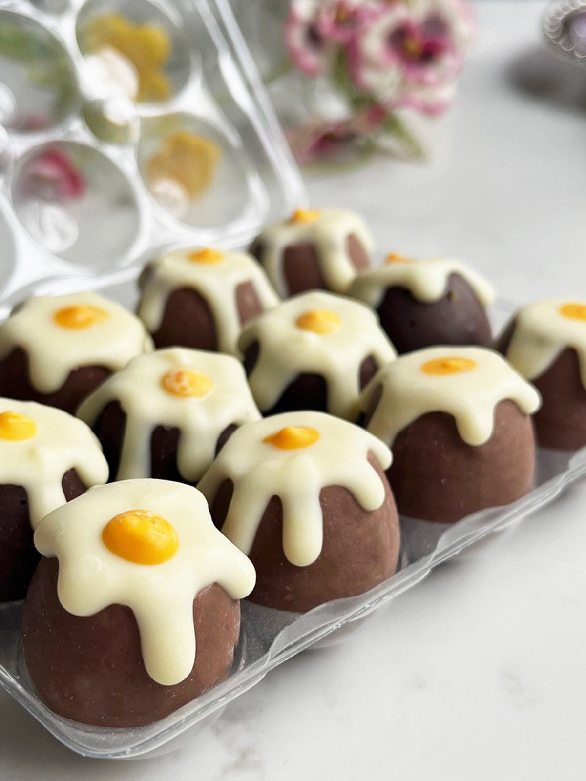 Caramel Filled Chocolate Shaped Quails Eggs - 120g