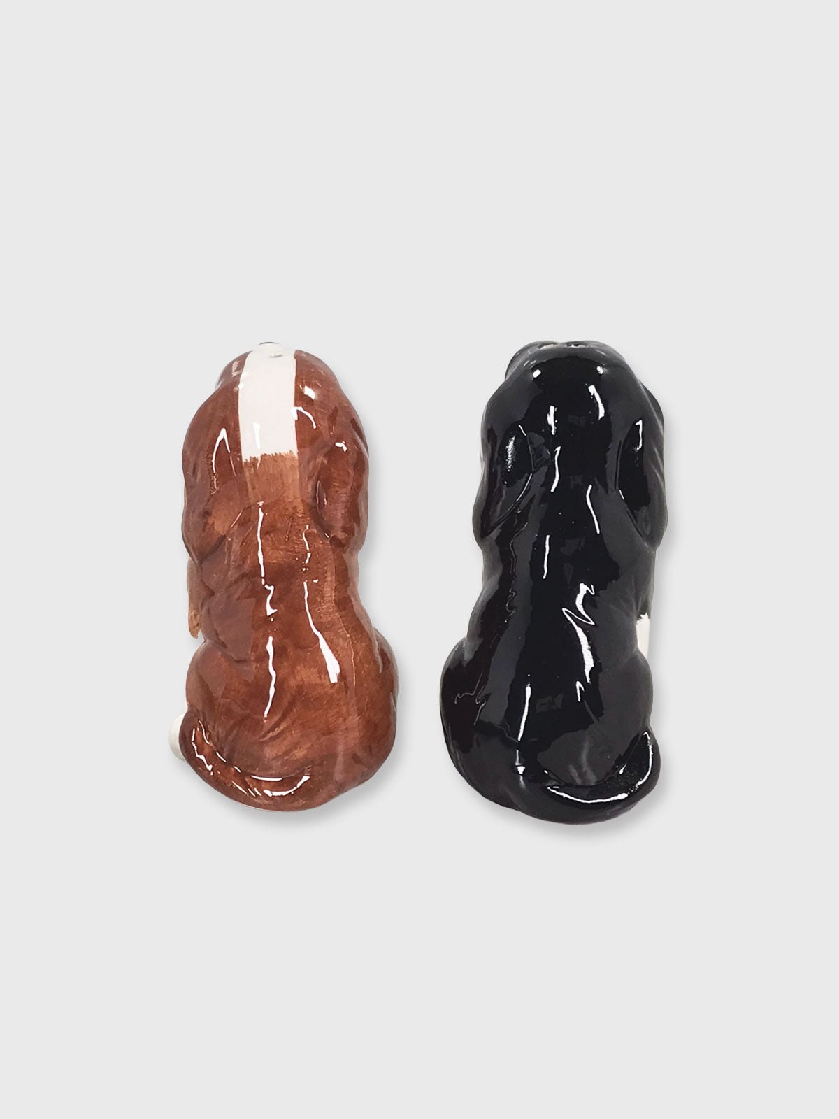 Cavalier King Charles Spaniel Dog Shaped Salt and Pepper Pots