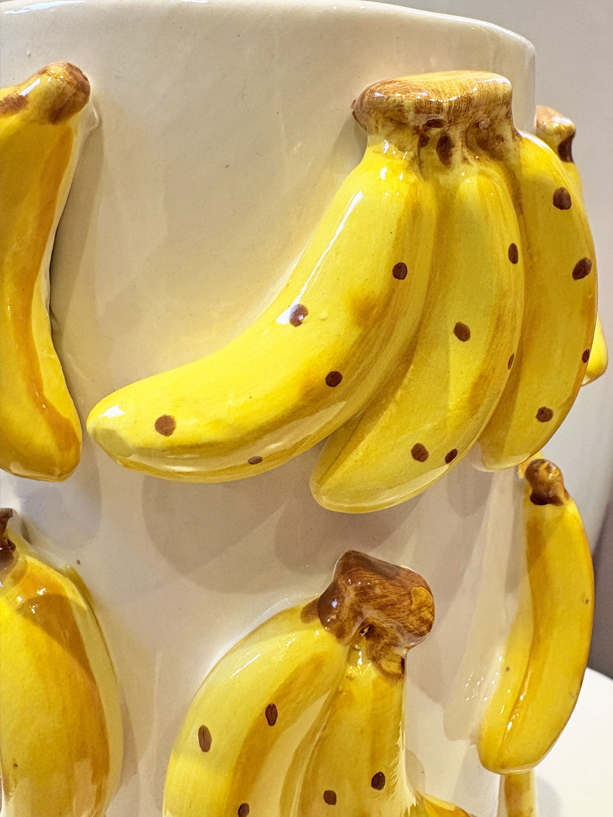 Ceramic 3D Banana Shaped Vase - 22cm