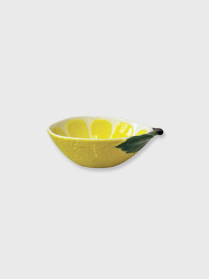 Lemon Shaped Ceramic Bowl