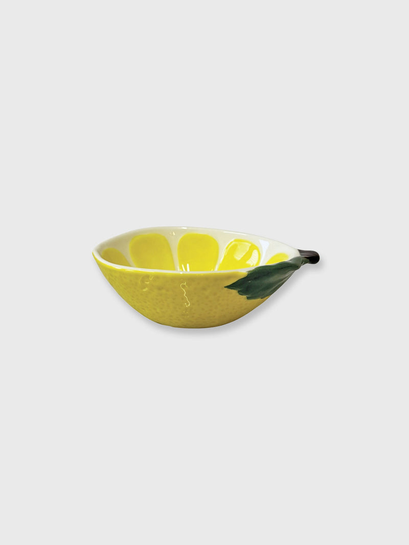 Lemon Shaped Ceramic Bowl