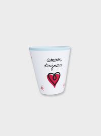 Ceramic Tumbler Cup - Amour Toujours