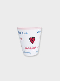 Ceramic Tumbler Cup - Amour