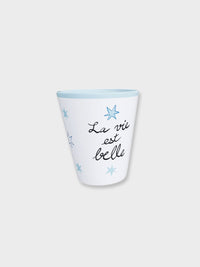Ceramic Tumbler Cup - La Vie est Belle