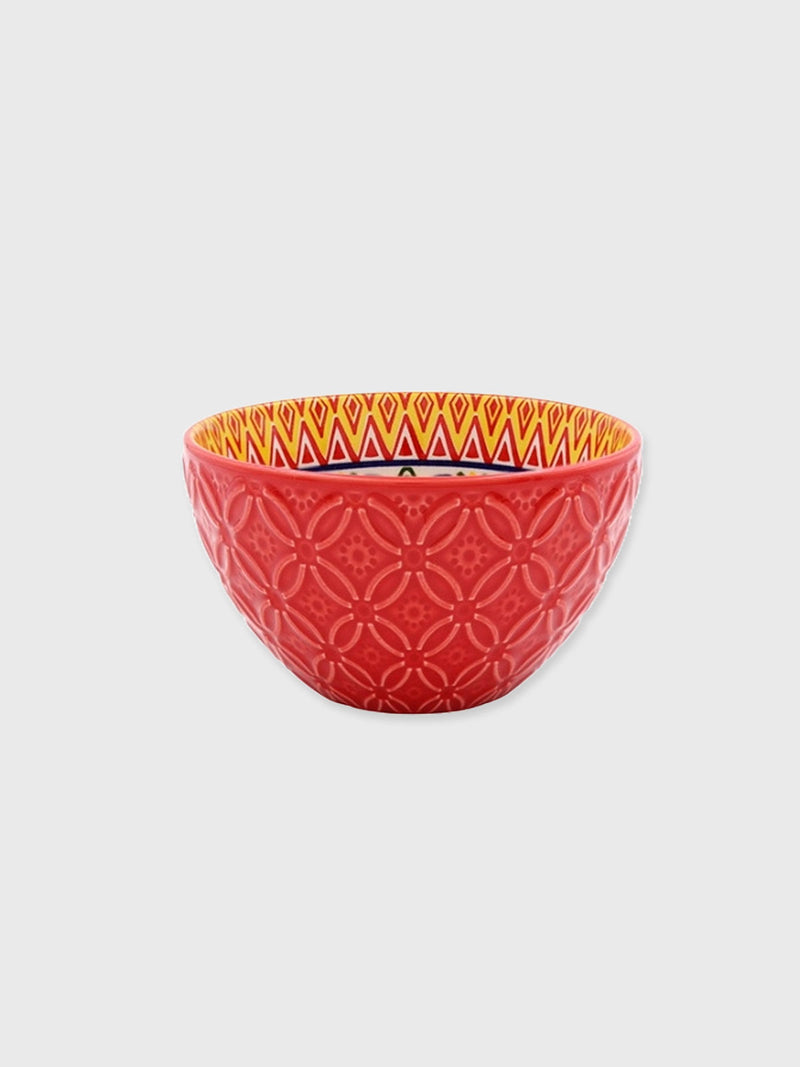 Ceramic Tuscany Bowl 12cm - Orange