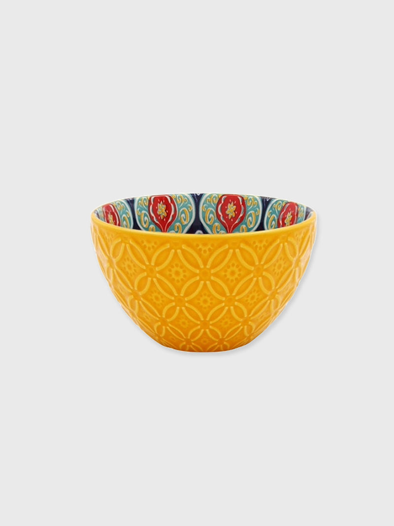 Ceramic Tuscany Bowl 12cm - Yellow