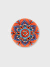 Ceramic Tuscany Bowl 12cm - Orange and Blue