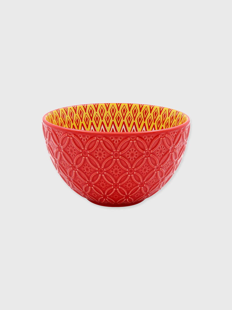 Ceramic Tuscany Bowl 13cm - Orange