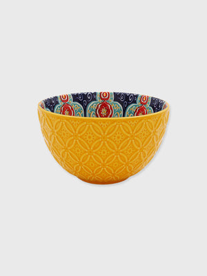 Ceramic Tuscany Bowl 13cm - Yellow