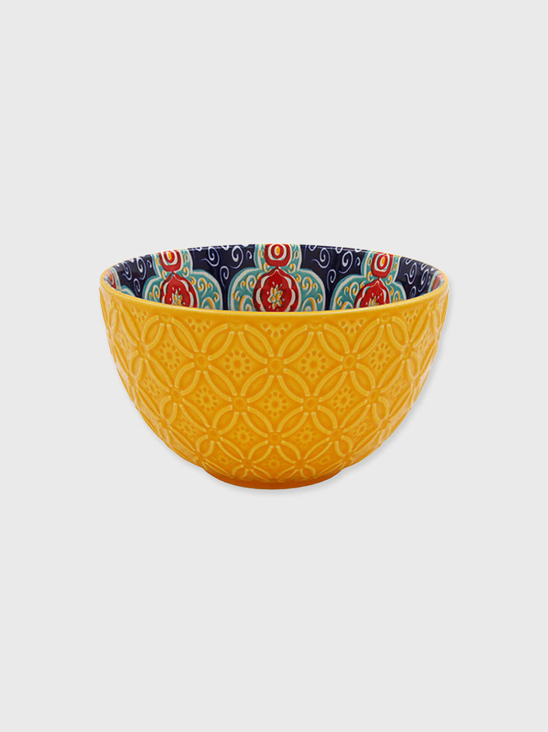 Ceramic Tuscany Bowl 13cm - Yellow