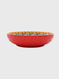 Ceramic Tuscany Bowl 22cm - Orange
