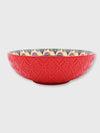 Ceramic Tuscany Bowl 26cm - Orange