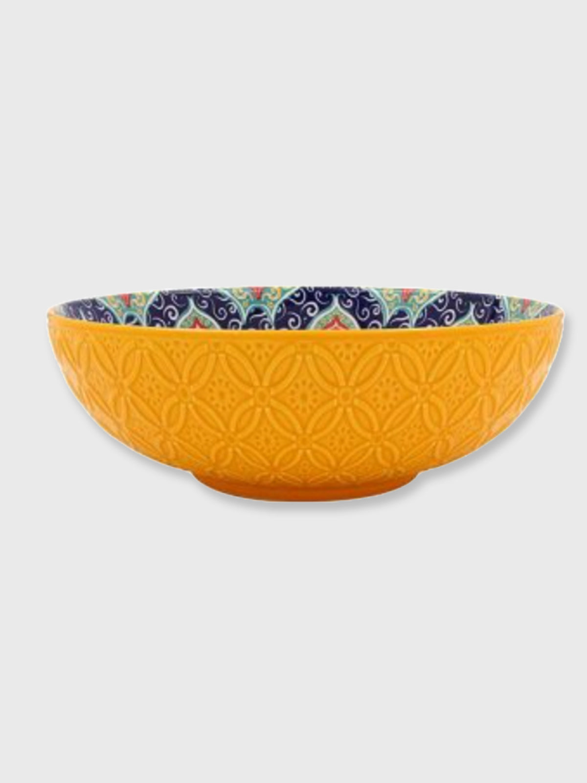 Ceramic Tuscany Bowl 26cm - Yellow