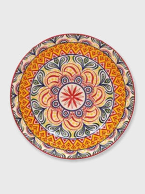 Ceramic Tuscany Bowl 26cm - Orange