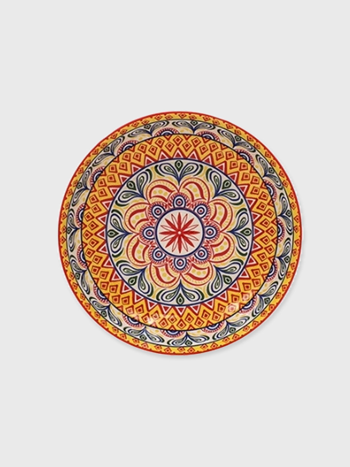 Ceramic Tuscany Bowl 22cm - Orange