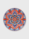 Ceramic Tuscany Bowl 26cm - Orange and Blue