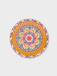 Ceramic Tuscany 21.5cm Side Plate - Red Orange