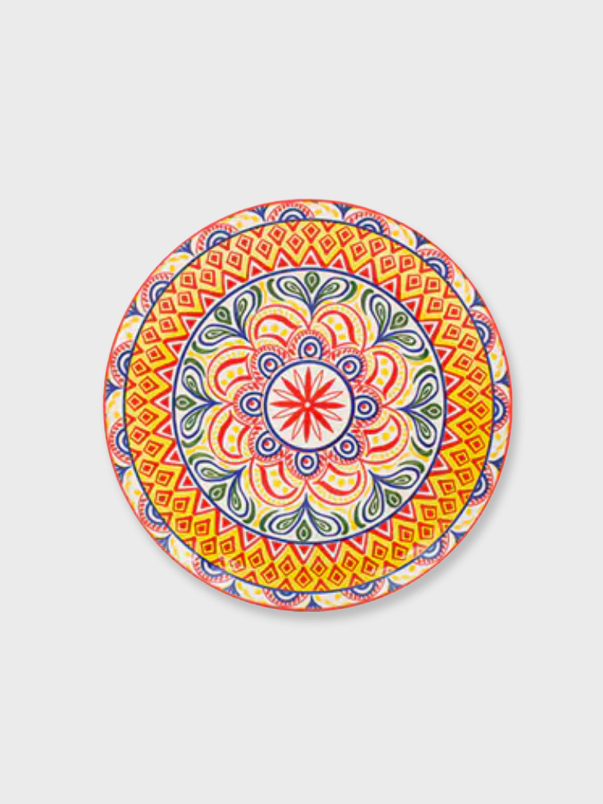 Ceramic Tuscany 21.5cm Side Plate - Red Orange