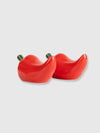 Red Chilli Salt and Pepper Pots