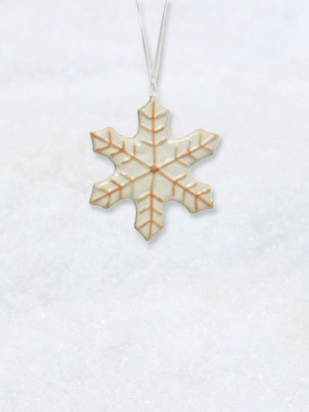 Christmas Decoration - Cookie Hangers White Snowflake