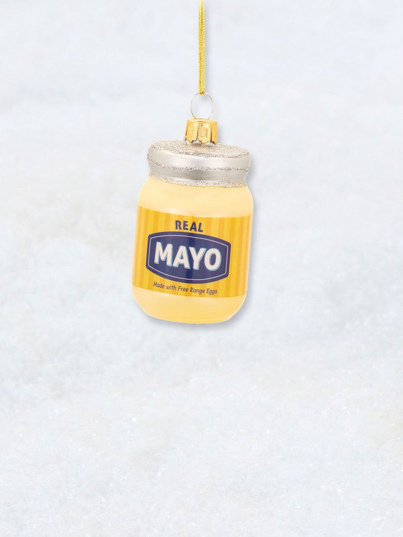 Christmas Decoration -  Mayonnaise Jar Shaped Bauble