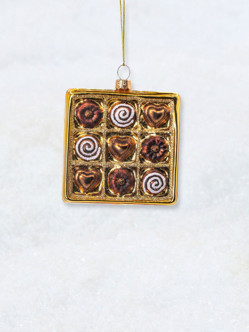 Christmas Decoration - Box of Chocolates Shaped Bauble