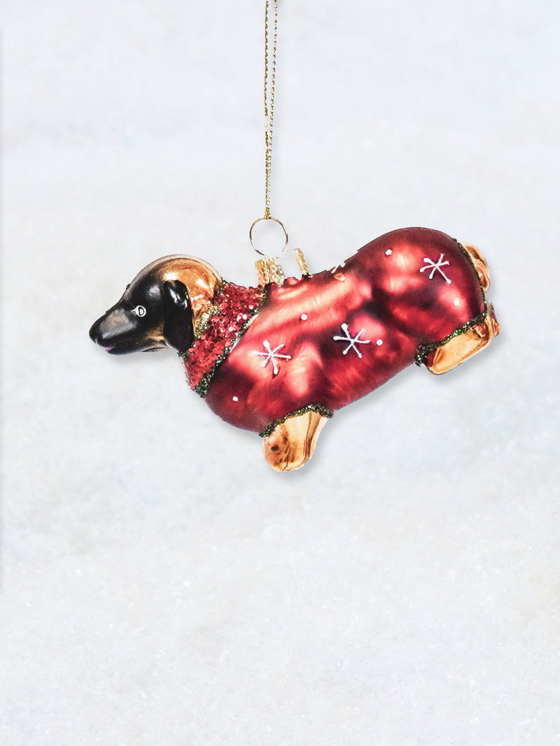 Christmas Decoration -  Sausage Dog Dachshund