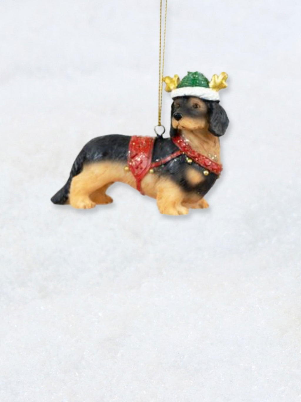 Christmas Decoration -  Festive Sausage Dog Dachshund