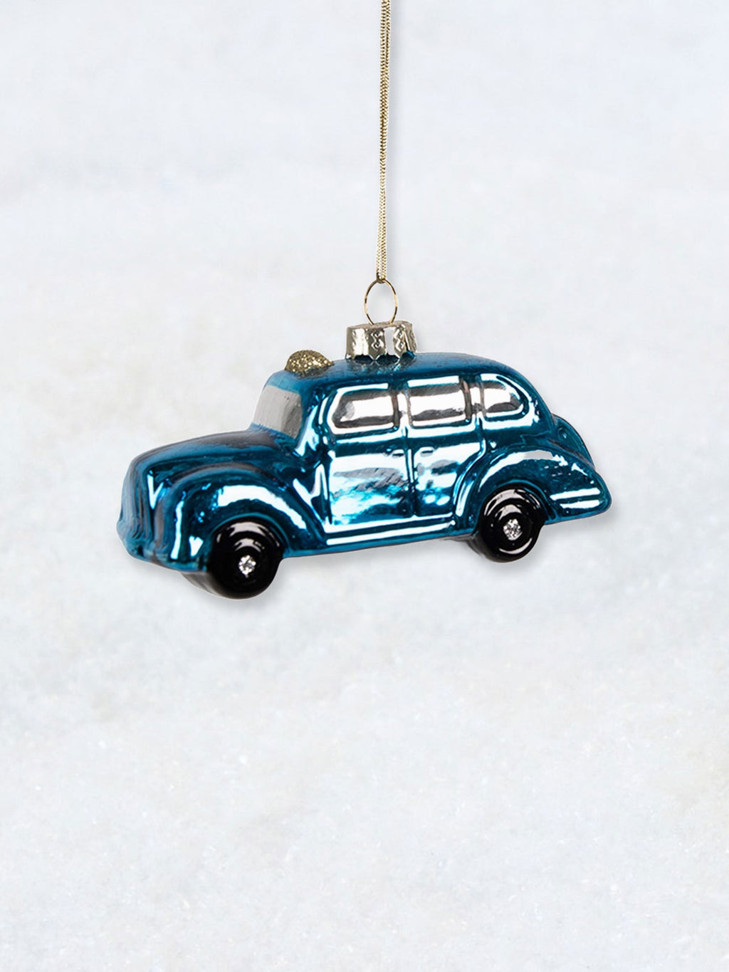 Christmas Decoration - Blue Taxi Cab