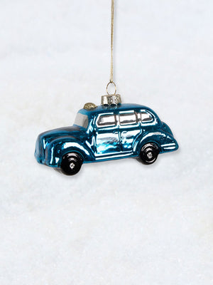 Christmas Decoration - Blue Taxi Cab