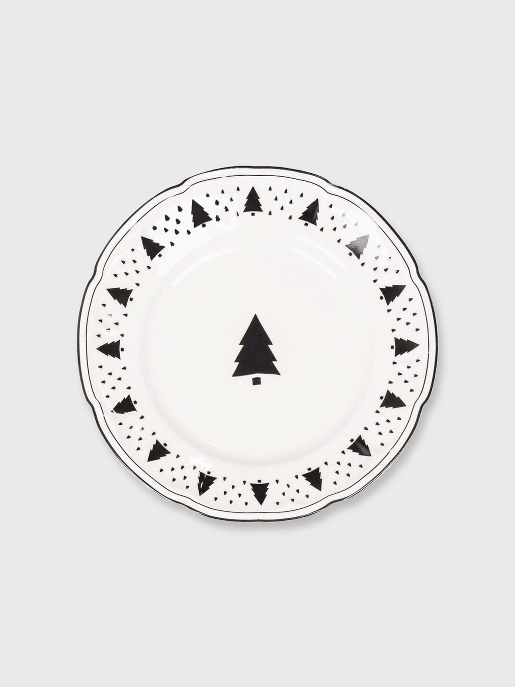 Christmas Tree Side Plate - 19.5cm