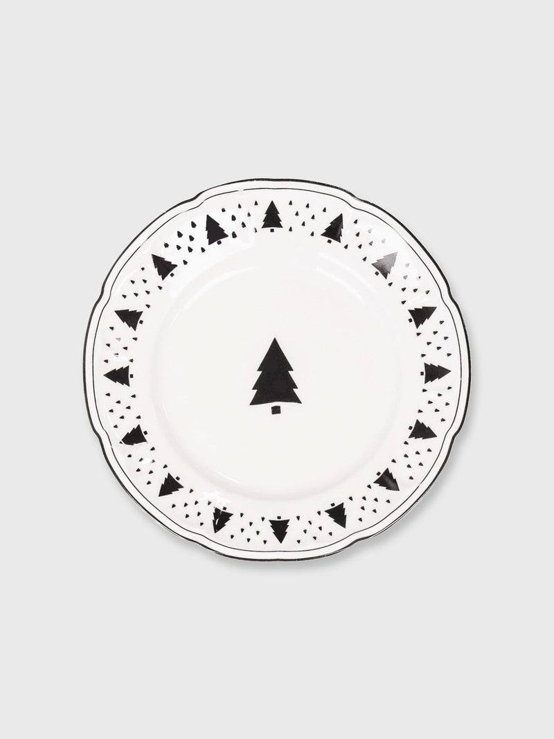 Christmas Tree Side Plate - 19.5cm
