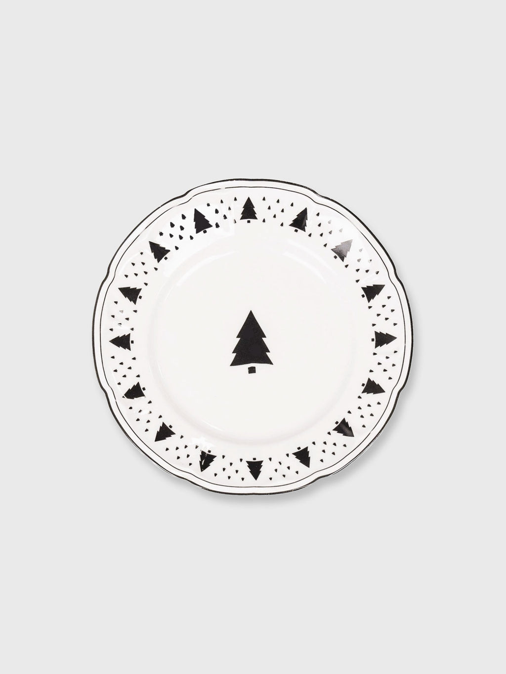 Christmas Tree Tea Plate - 15cm