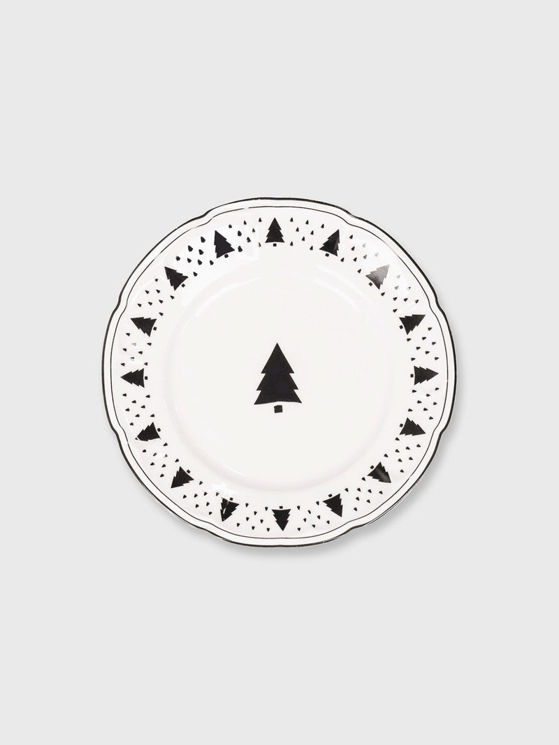 Christmas Tree Tea Plate - 15cm