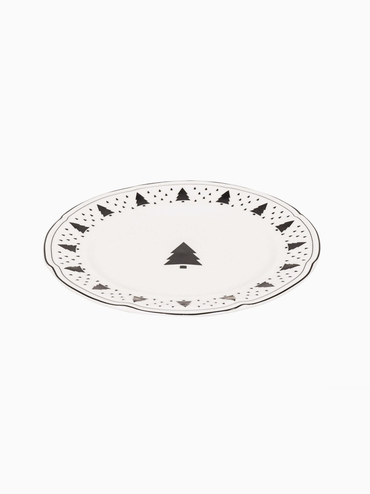 Christmas Tree Side Plate - 19.5cm