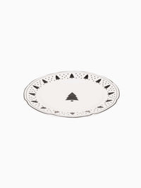 Christmas Tree Tea Plate - 15cm