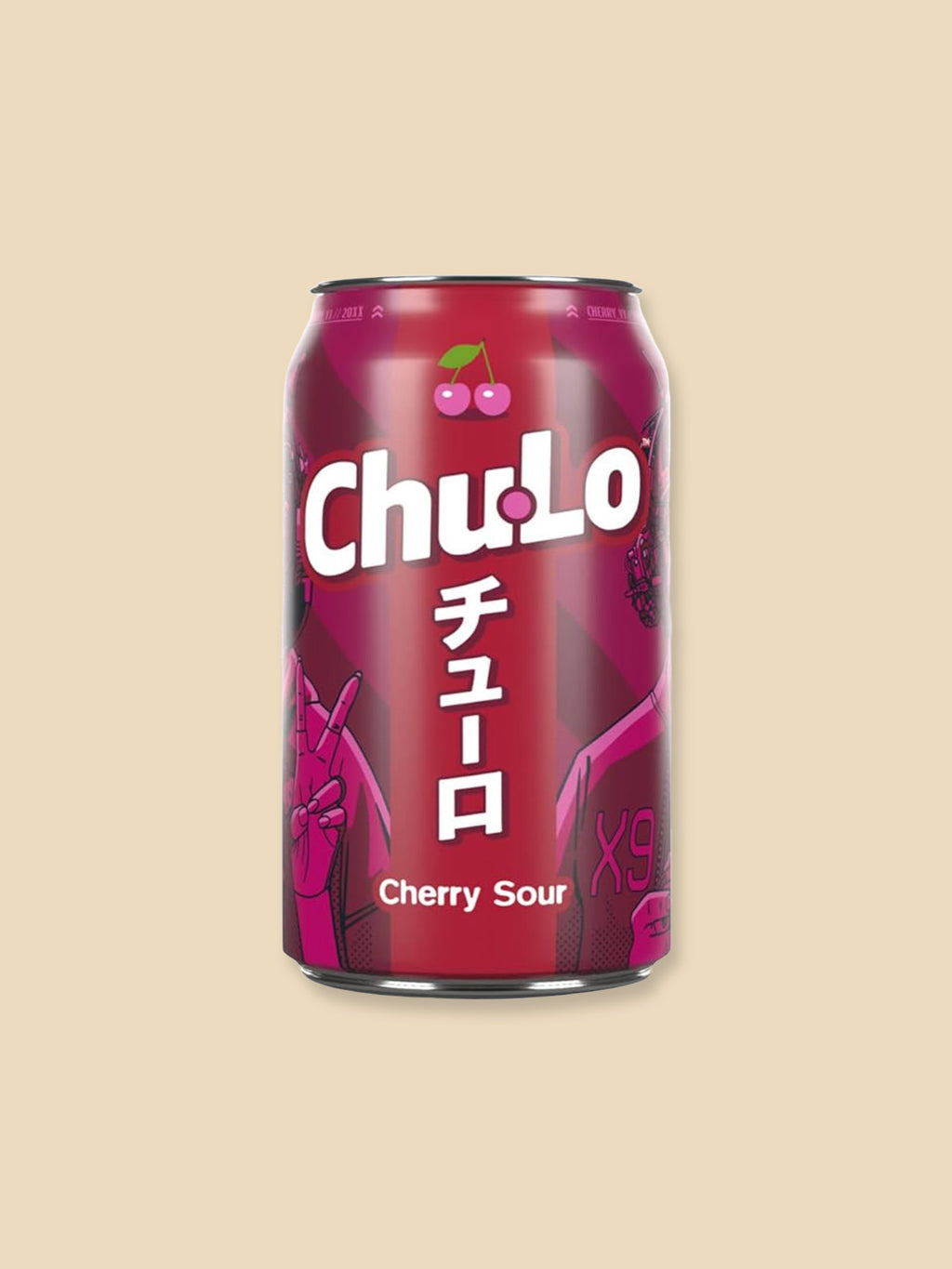 Chu Lo Cherry Sour Flavour Drink Can - 330ml