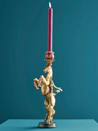 Gold Circus Horse Candle Holder
