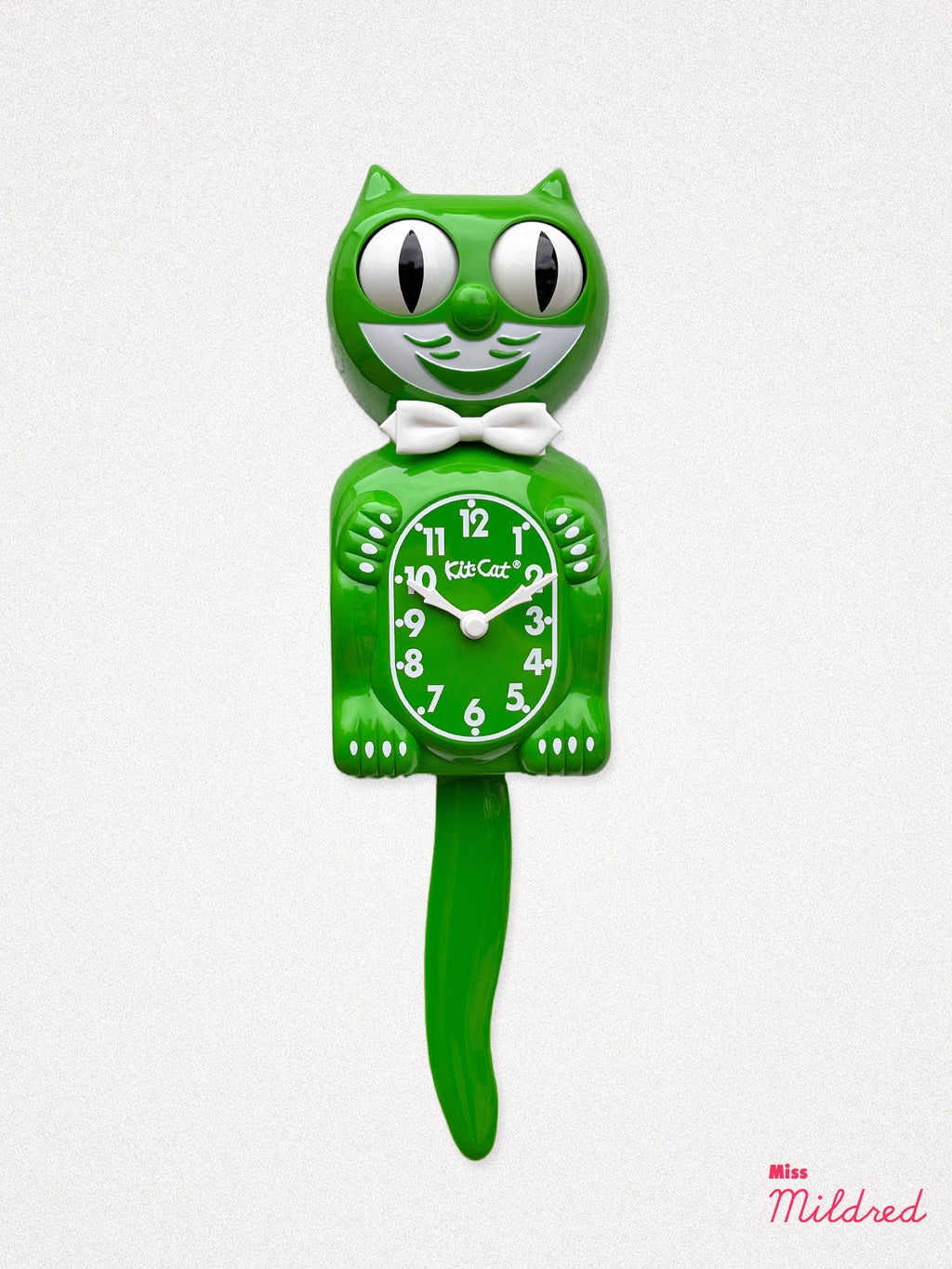 Kit Cat Clock - Original Large Size - Grass Green