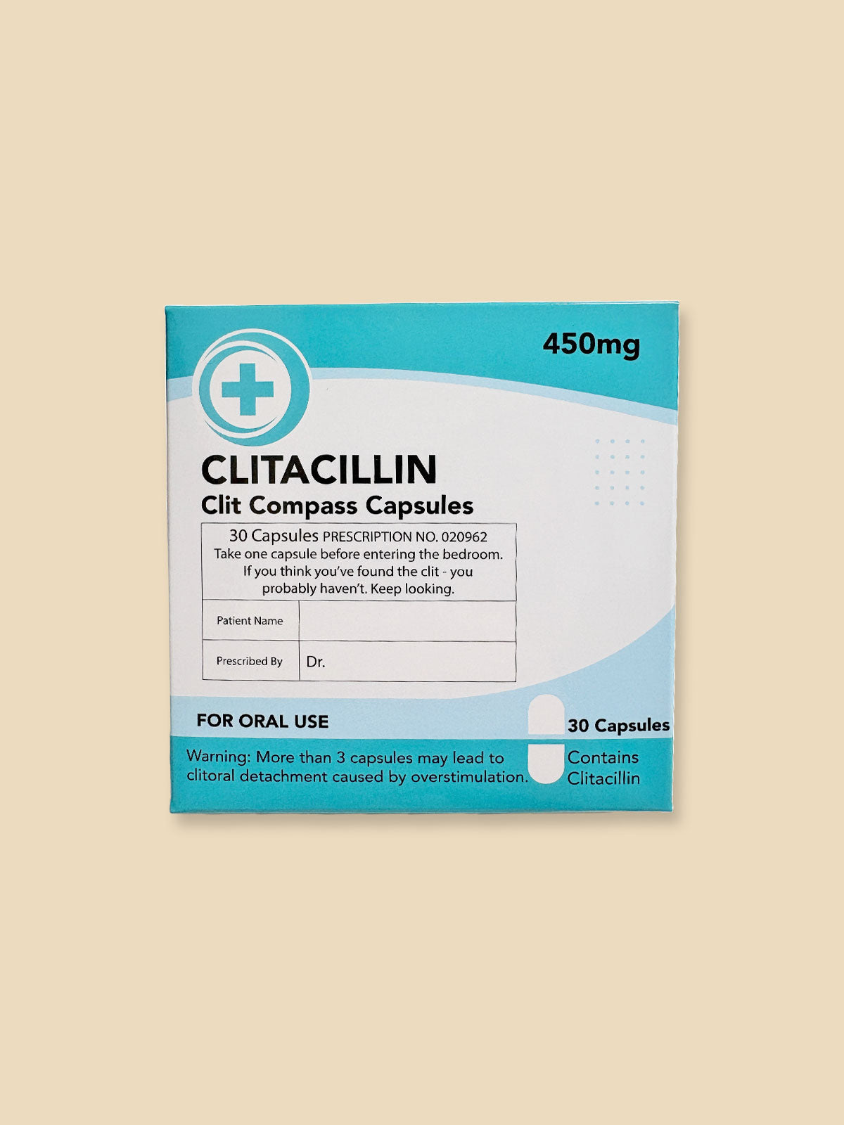 Clitacillin - Novelty Prescription Mint Sweets