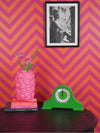Modern Pop Mantel Clock - Green