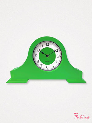 Modern Pop Mantel Clock - Green