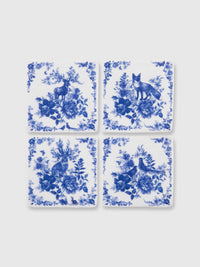 Delft Tile Coasters - Set of 4