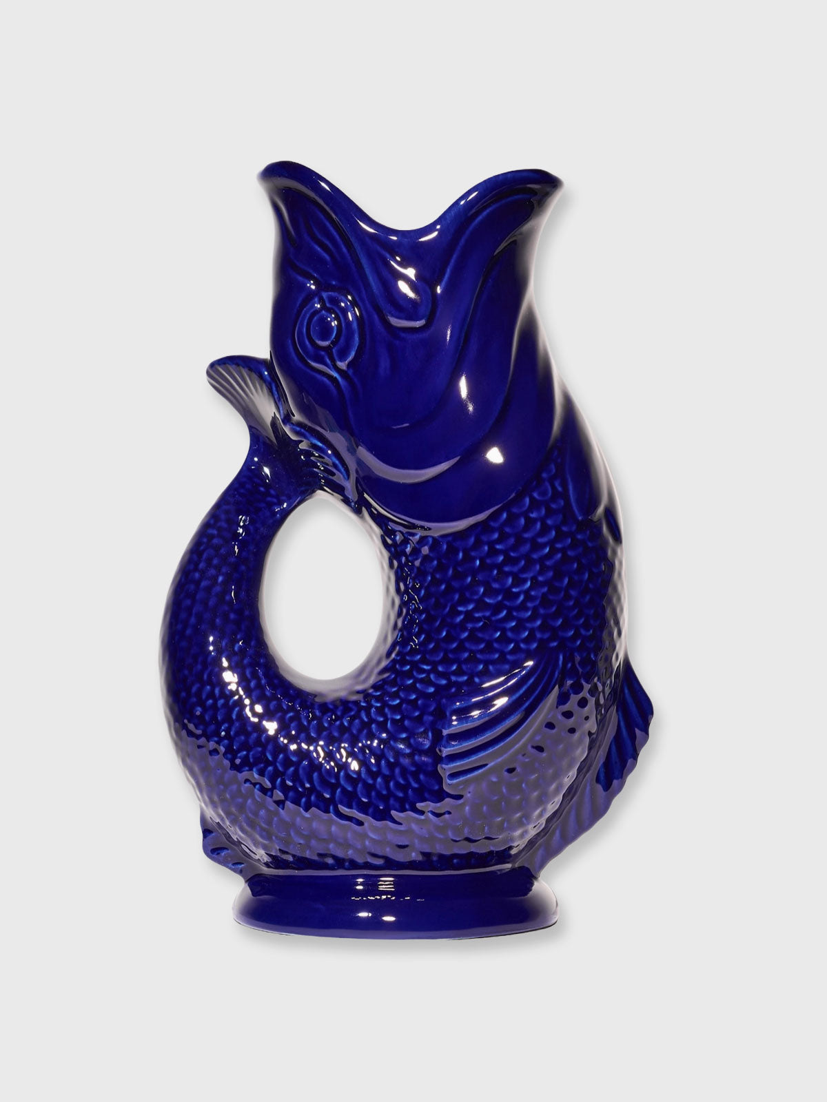 Gluggle Jug Large Cobalt Blue