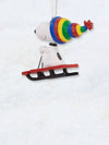 Peanuts Sledge Ornament - Snoopy
