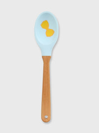 Colourful Wood & Silicone Spoon - Pasta Bow