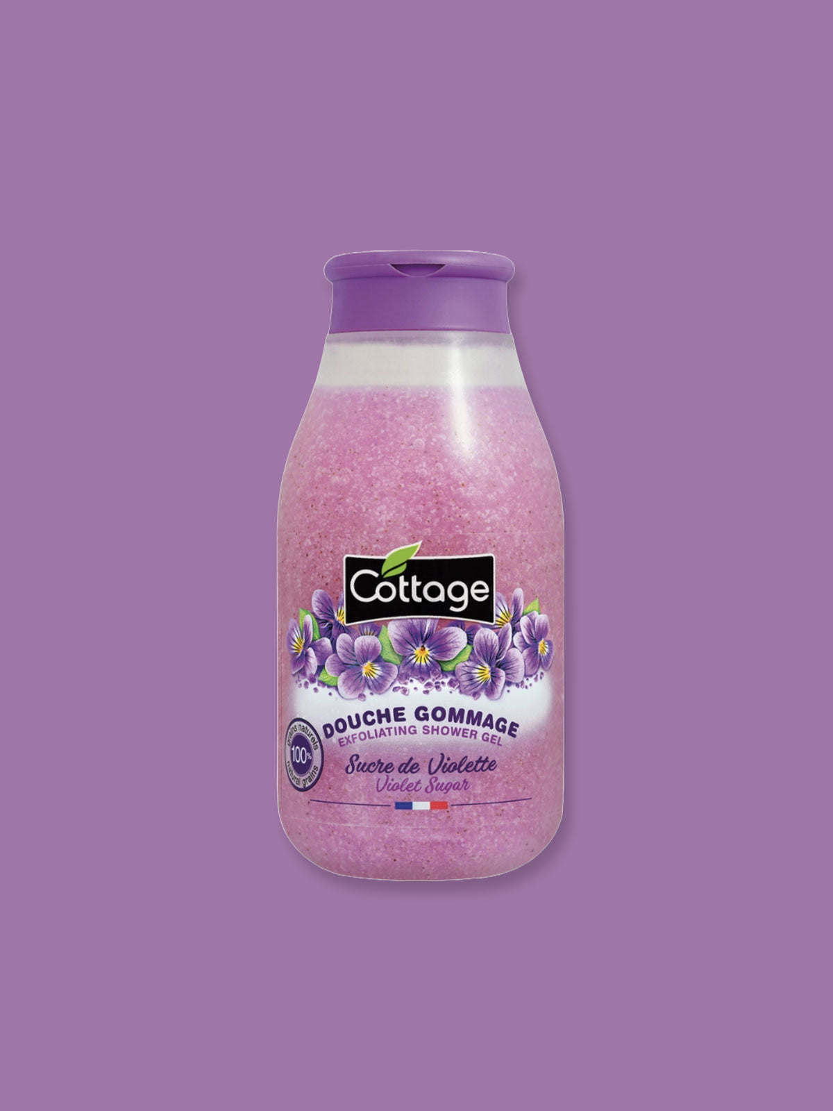 Cottage Gourmet Fragrance Exfoliating Wash - Sweet Violet - 250ml