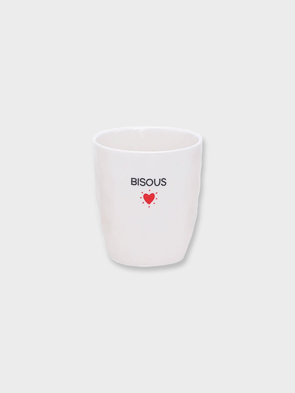 French Cafe Coffee Cup - Bisous
